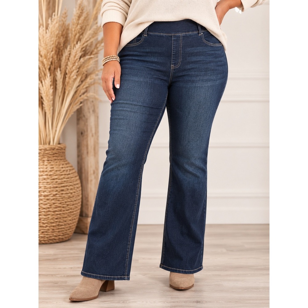 Terra & Sky 2X 20W 22W High Rise Bootcut Stretch Jeggings Elena New NWT